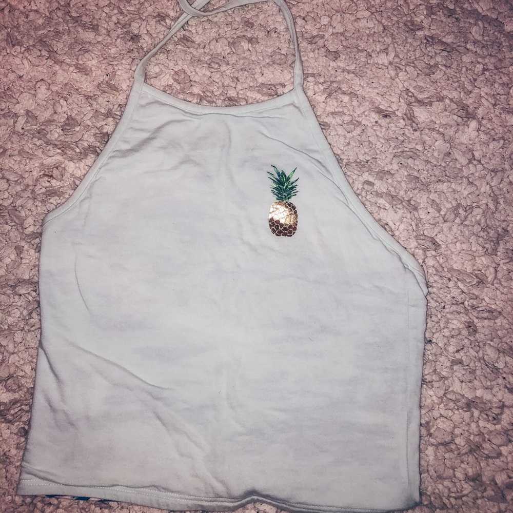 Reversible halter top
